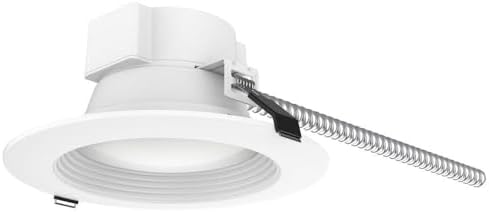 Satco Commercial LED Ceiling Downlight, CCT Selectable 2700K/3000K/3500K/4000K/5000K, 6 Inches, White