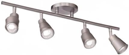 WAC Lighting, Solo 4 Light LED Energy Star Fixed Rail 3000K in Brushed Nickel
