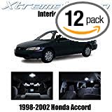 XtremeVision Interior LED for Honda Accord 1998-2002 (12 Pieces) Pure White Interior LED Kit + Installation Tool