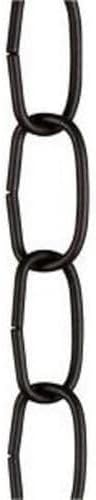 Kichler Accessory Chain Standard Gauge Hanging Lamp Chain Support up to 26 lbs with Anvil Iron Finish for Ceiling Light Fixtures (1" x 36"), 2996AVI