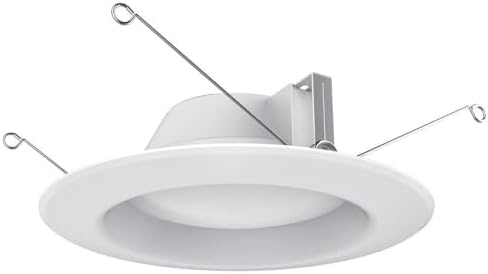 Satco S39315 7.2W 5000K LED Downlight Retrofit in Contemporary Style-2.3 Inches Tall and 7.4 Inches Wide, Color Temperature: 5000, Finish Color: White