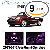 XtremeVision Interior LED for Jeep Grand Cherokee 2005-2010 (9 Pieces) Pink Interior LED Kit + Installation Tool