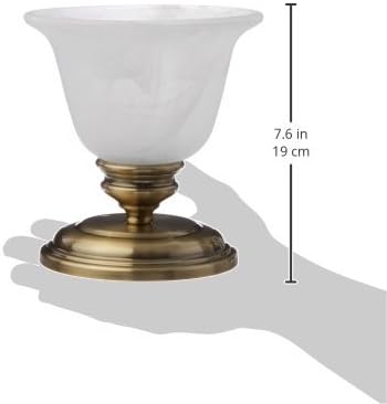 Livex Lighting 1350-01 Essex Ceiling Mount, Antique Brass