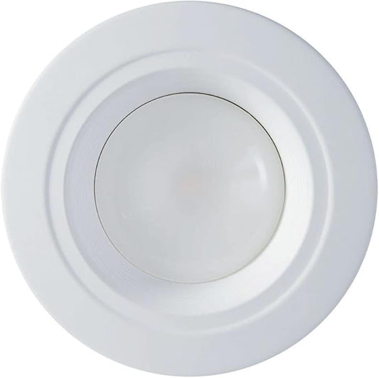 HALO RL 5/6 inch LED Recessed Lighting Integrated Ceiling Light Retrofit Trim at 3000K Soft White RL560WH9930R
