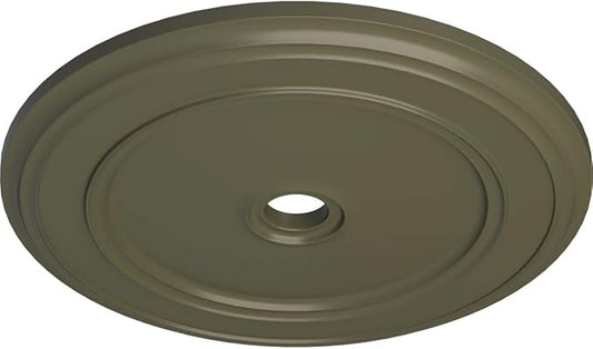 Ekena Millwork CM41CLPTF Classic Ceiling Medallion, 41 1/8"OD x 4"ID x 2 1/8"P, Hand-Painted Painted Turtle