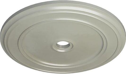 Ekena Millwork CM41CLFCS - 41 1/8"OD x 4"ID x 2 1/8"P Classic Ceiling Medallion (Fits Canopies up to 5 1/2") - Ceiling Medallion, Flash Copper