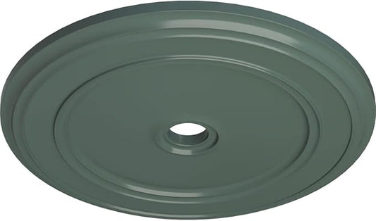 Ekena Millwork CM41CLCBF - 41 1/8"OD x 4"ID x 2 1/8"P Classic Ceiling Medallion (Fits Canopies up to 5 1/2") - Ceiling Medallion, Cloud Burst