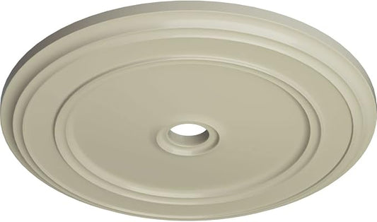 Ekena Millwork CM41CLCYF Classic Ceiling Medallion, 41-1/8" x 4" x 2-1/8", Clear Yellow