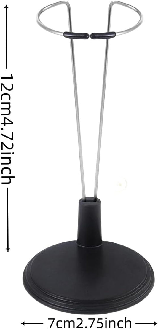 2 Pcs Kpop Lightstick Stand, Compatible with Official Lightsticks, Display Stand,Compatible with Stray Kids , Enhypen, Twice,Ateez Lightsticks,(Black)