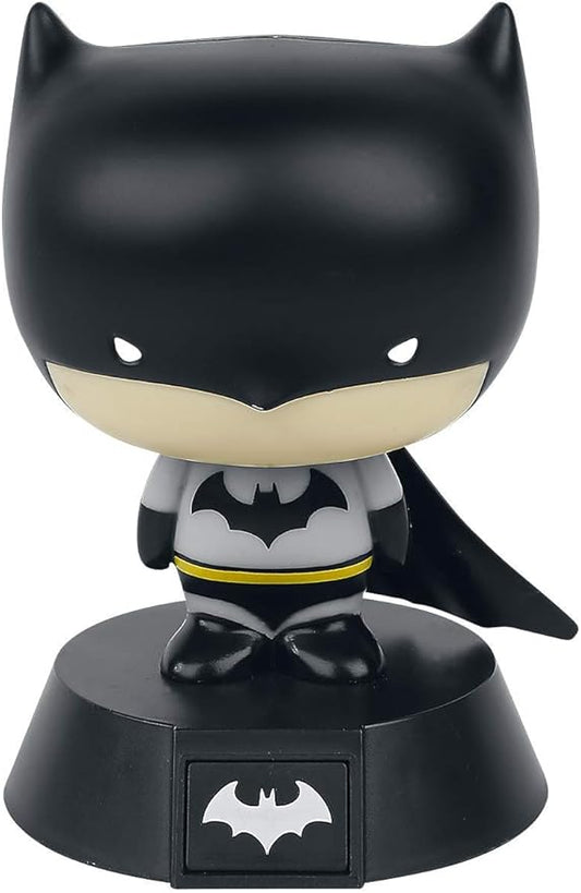 Batman 3D Character Ideal Night Kids Bedrooms, Office & Home | Officially Licensed DC Comics Figurine | Pop Culture Lighting Merchandise, Black