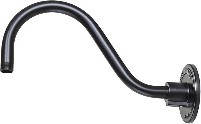 Millennium RGN15-ASB Transitional Goose Neck from R Series Collection in Black Finish