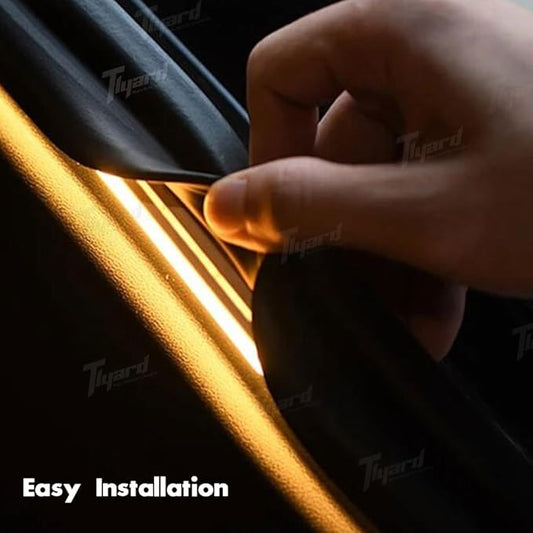 Tlyard Trunk LED Lights Strip for Tesla Model 3 2017-2023 Back Interior Frunk Lightning Waterproof &High Brightness Strip for Tesla Model 3 Accessories Warm White