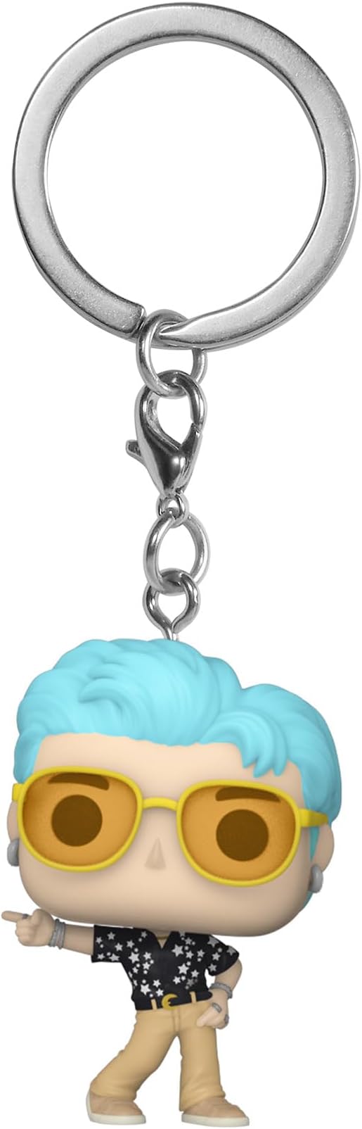 Funko Pop Keychain: BTS - Dynamite - RM, Standard Novelty Keyring - Collectable Mini Figure - Stocking Filler - Gift Idea - Official Merchandise - Music Fans - Backpack Decor