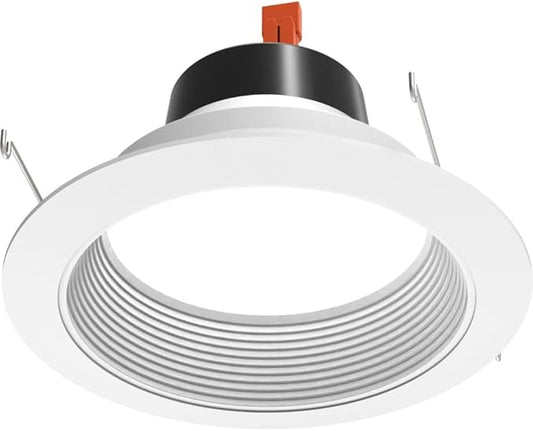 Juno 5 Inch LED Recessed Lighting, G4 Series Retrofit LED Downlight, Ceiling Light for Kitchen or Shower, 700 Lumens, 3000K Warm White, Wet Location Rated, Dimmable, Baffle Trim