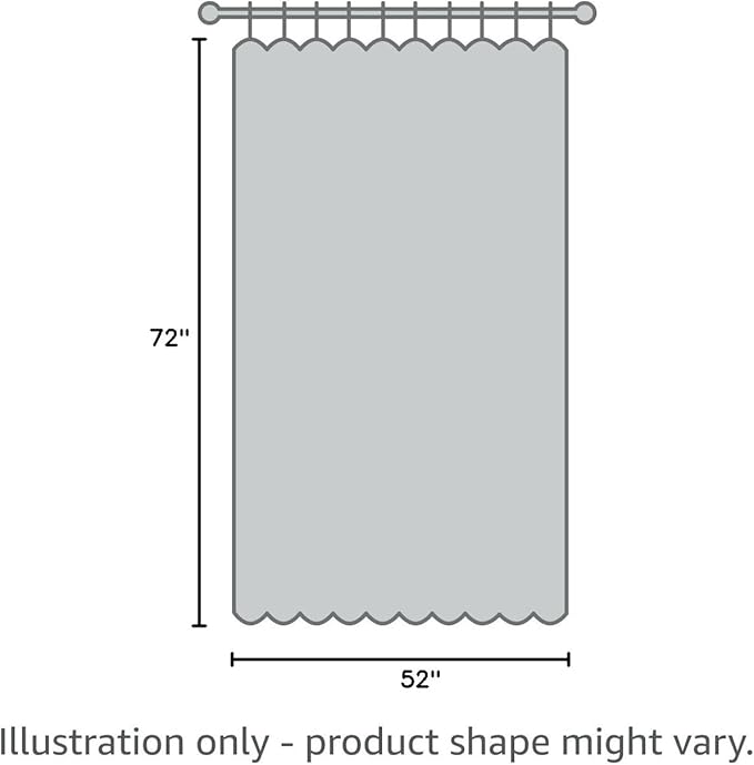 Melodieux Semi Sheer Curtains for Living Room - 72 Inches Long for Bedroom, Rod Poacket, Linen Look Shiny Sheer Drapes, Light Filtering Decovative Curtains, 52" W x 72" L, 2 Panels