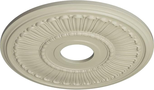 Ekena Millwork CM16MLCYF 16" x 3-5/8" x 3/4" Melonie Ceiling Medallion, Clear Yellow