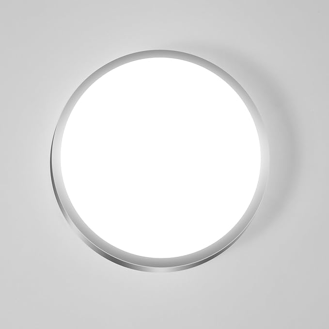 hepside 4PACK Flush Mount LED Ceiling Light Fixture 5CCT 7Inch 15W & 100W Equivalent Closet Light Fixture,Small Round Slim Surface Ceiling Lamp for Hallway,Bathroom,Bedroom,Kitchen,Interior