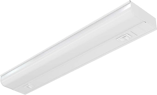 18 inch Hardwired Under Cabinet Lights, 2 Color Settings - 3000K (Soft White) and 4000K (Cool White), Under Cabinet Lighting, Dimmable Under Counter Lights, Under-Counter Light Fixtures