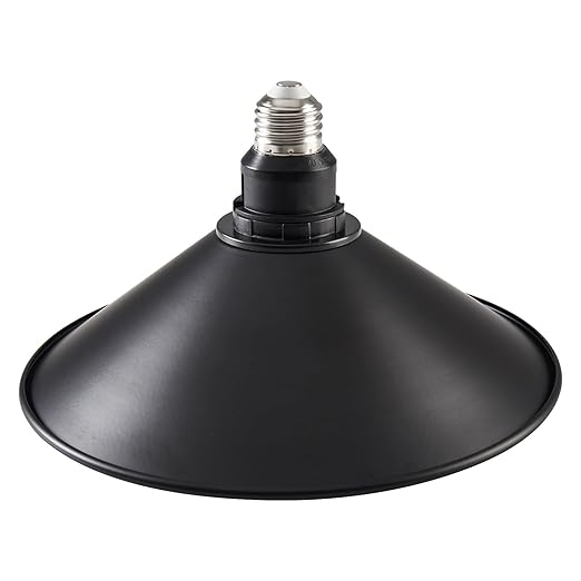 2-Pack E26 to E26 Screw-in Industrial Style Ceiling Lights Fixture, Matte Black Farmhouse Light Fixtures for Kitchen, Laundry Room, Entryway, Hallway