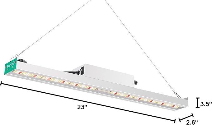 DIY-90 LED Grow Lights for Indoor Plants Full Spectrum 600W 1000W 2000W, Daisy-Chain Dimmable Growing Lamps for Seed Starting, Veg and Flower (Whtie)