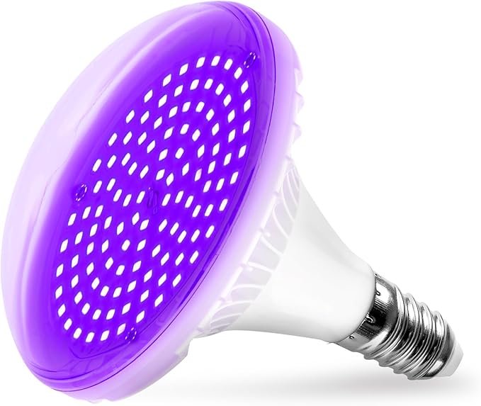 LED UFO Grow Light for Plants 395-400nm UV, 150w Professional Light Spectrum Supplement, Indoor Plant Defense Booster & Quality Enhancer for Aromatic Herbs and Flowering Crops