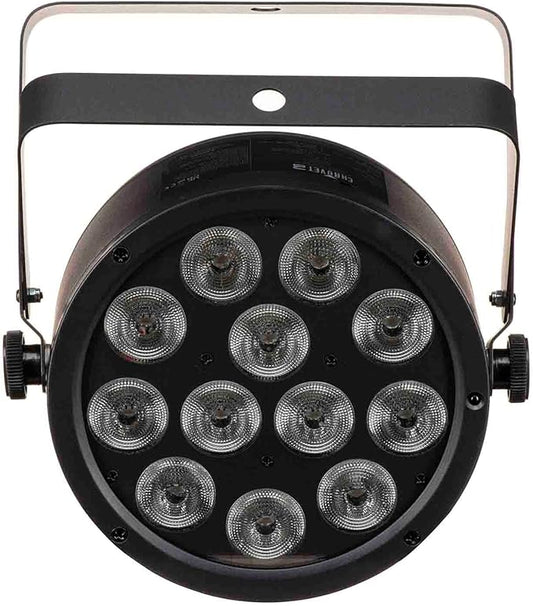 Low-profile, high-output tri-color (RGB) LED Par compatible with ILS