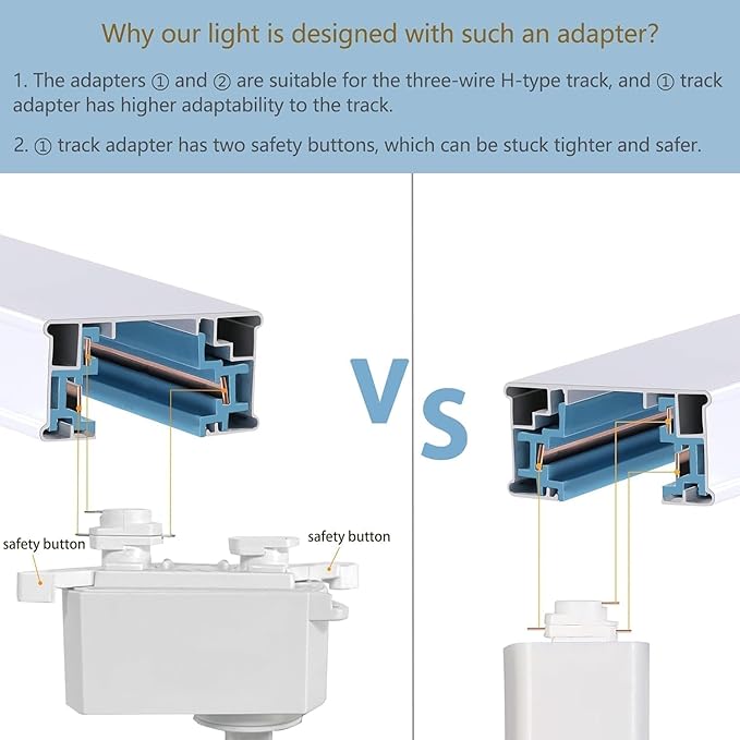 Ultra-Bright H Type White Track Lighting Kit with 26.2 FT Track Rails, 24 Heads 4000K Natural White 20W 2400lm, Dimmable Plug in LED Track Lights for Store, Moblie Cart and Office