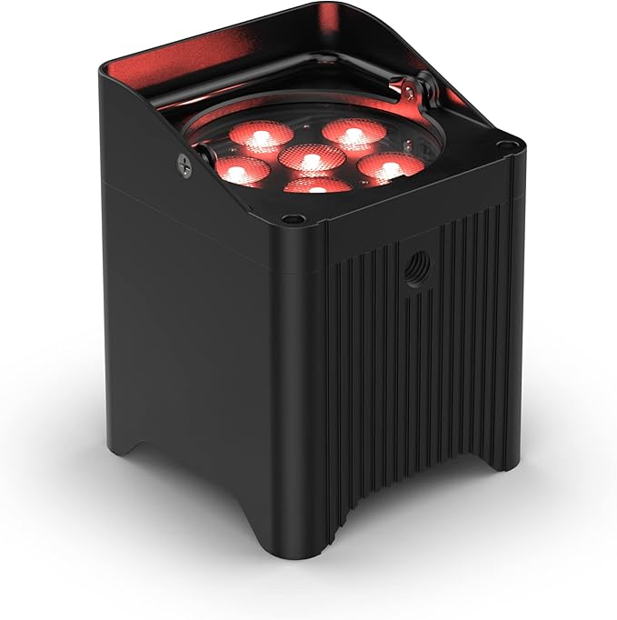 Freedom Par T6 Wireless, Battery-Operated, Tri-Color (RGB) LED Uplight
