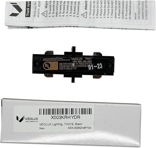 Lighting, H Track I Connector in Black