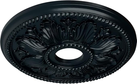 Ekena Millwork CM18ED1NSF Edinburgh Ceiling Medallion, Night Shade