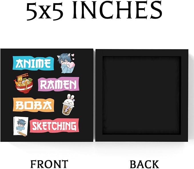 Anime Decor, Anime Room Decor Wood Sign, Girls Anime Gifts Rustic Anime Lovers Wooden Sign for Home Living Room Girl Bedroom Decoration Gifts for Friend Women