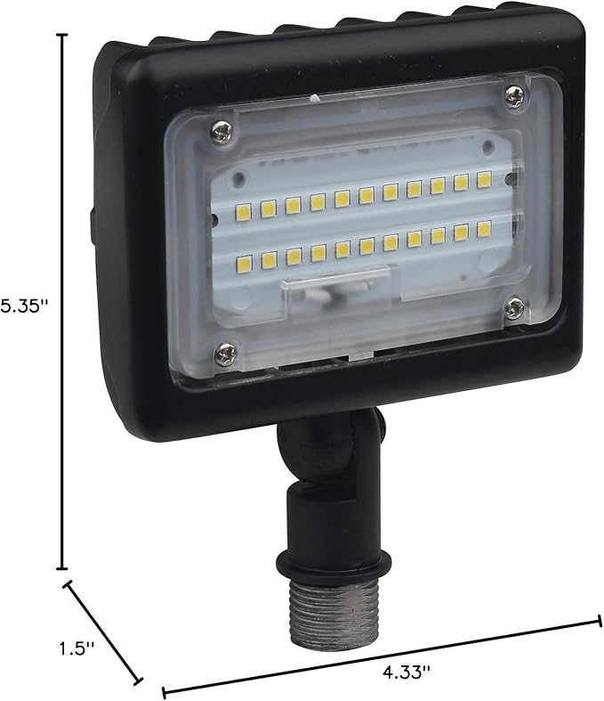 Nuvo 65/533 Outdoor LED Small Flood Light, Bronze, Small