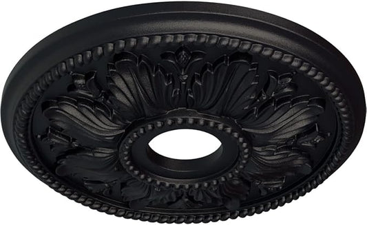 Ekena Millwork CM18ED1SGS Edinburgh Ceiling Medallion, Steel Gray