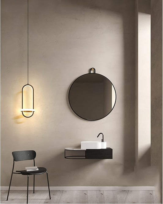 Brikey Black LED Hanging & Pendant Light, Dimmable Lamp for Living Room, Dining Room, Bedside