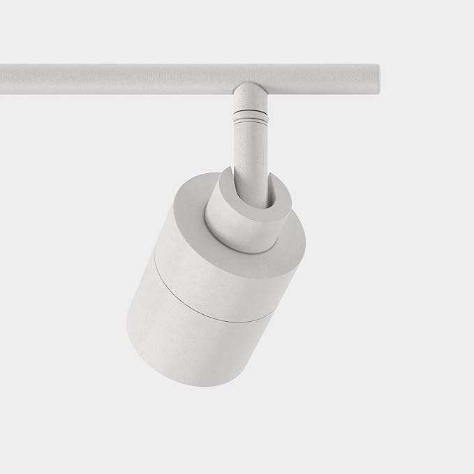 Shura White 3-Light Track Light with Adjustable Heads, Integrated LED Bulbs, 2 ft. Track Lighting Kit Ceiling Light, 3000k, 1470 Lumens