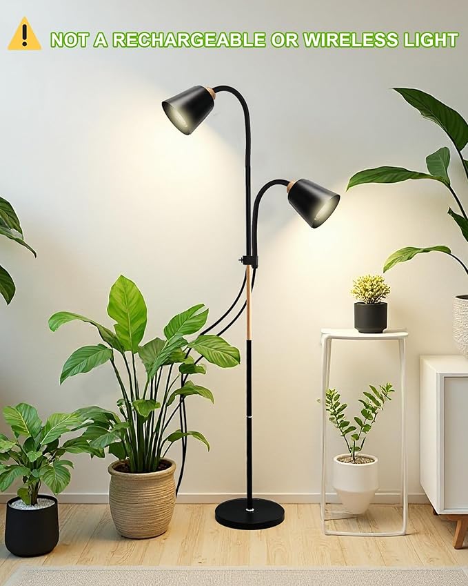Standing Plant Grow Light, LED Growing Light Full Spectrum for Indoor Plants,4/8/12H Timer, 10-Level Brightness,Flow Grow Light for Tall Large Indoor Plants