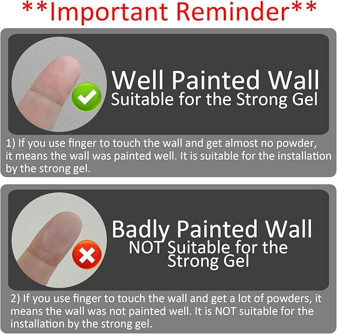 No Drill Peel and Stick Cordless Rechargeable Wall Sconces Battery Operated, Set of 2 Easy Install No Wiring Adhesive Wall Lights Home Decor Sconces for Living Room, Bedroom, Pictures (Black, 2-Pack)
