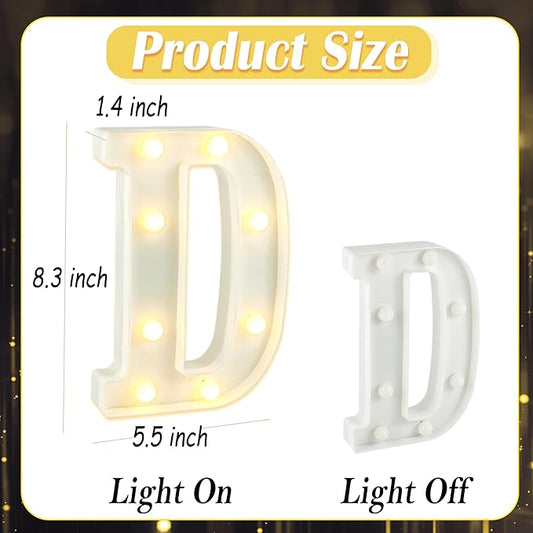 Graduation Decorations 2026, 4 Pcs Marquee Light Up Letter Grad Sign, Graduation Centerpieces for Table, Class of 2026 Decorations for College High School, Grad Party Decor Indoor Outdoor