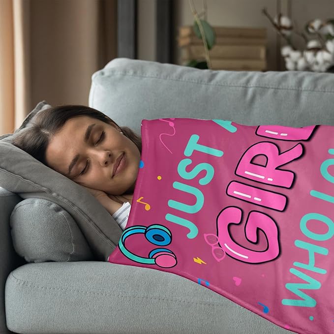 Perleddom Kpop Blankets Gifts for Girls K Pop Birthday Graduation Gifts for Fans K-Pop Lovers Throw Blanket Korean Fantasy Anime Blanket Kpop Merch Stuff K Pop Music Gift for Women for Bed 50"x60"