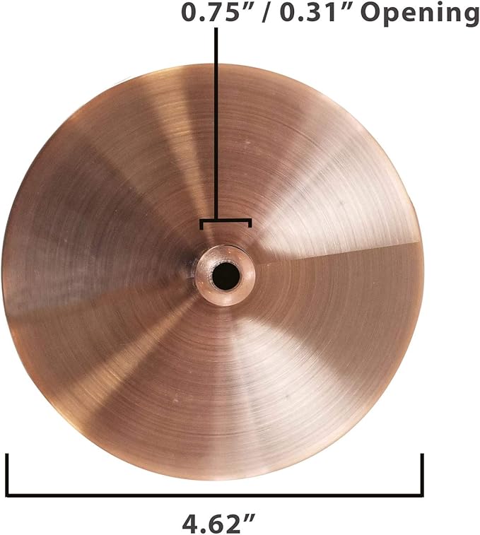 Royal Designs, Inc. Hanging Pendant Lighting, Keyless Cylinder-Shaped Pendant Light Socket and Canopy, Antique Copper with Brown Rayon Fabric Cord