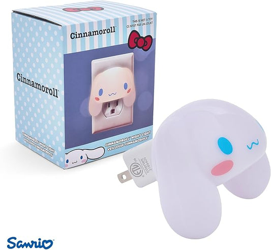 Ukonic Sanrio Cinnamoroll Face Plug-in Nightlight, LED Mood Light