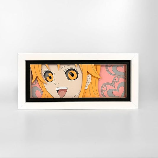 Nami Light Box - One Piece – Anime Lamp Figure Night Light – 3D Anime Room Décor Gift for Otaku