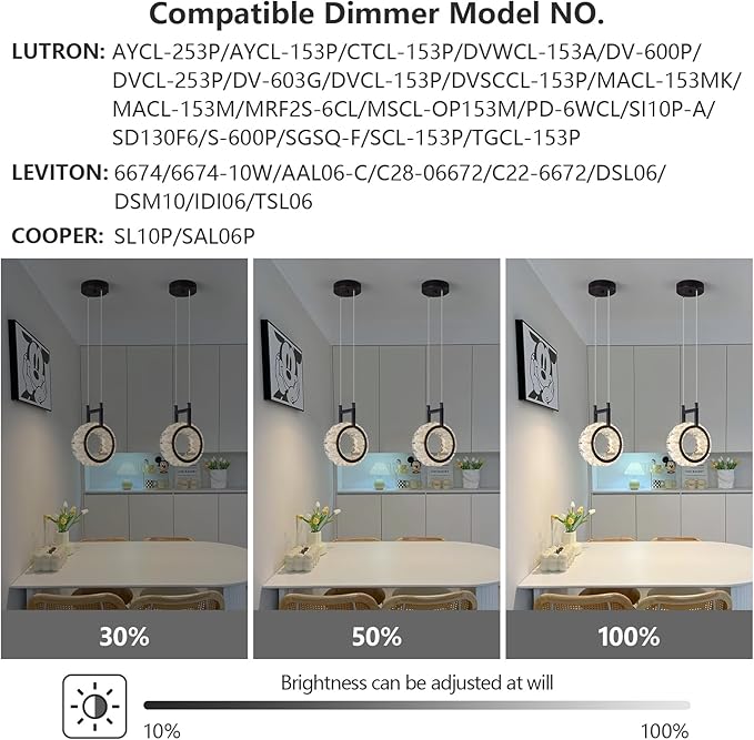 Kitchen Island Mini Light Fixture Modern Led Crystal Pendant Light Black Round Chandelier for Dining Room Living Room Kitchen Bedroom Bar(1-Pack)