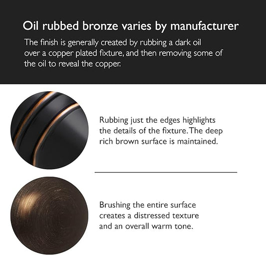 Design House 587238 Jelly Jar 1-Light Indoor/Outdoor Flush Mount Ceiling Light, Oil Rubbed Bronze (Pack of 2)