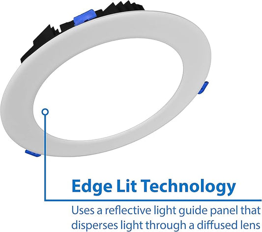 NICOR Lighting DLE821202KRDWH Recessed Lighting Kit, White