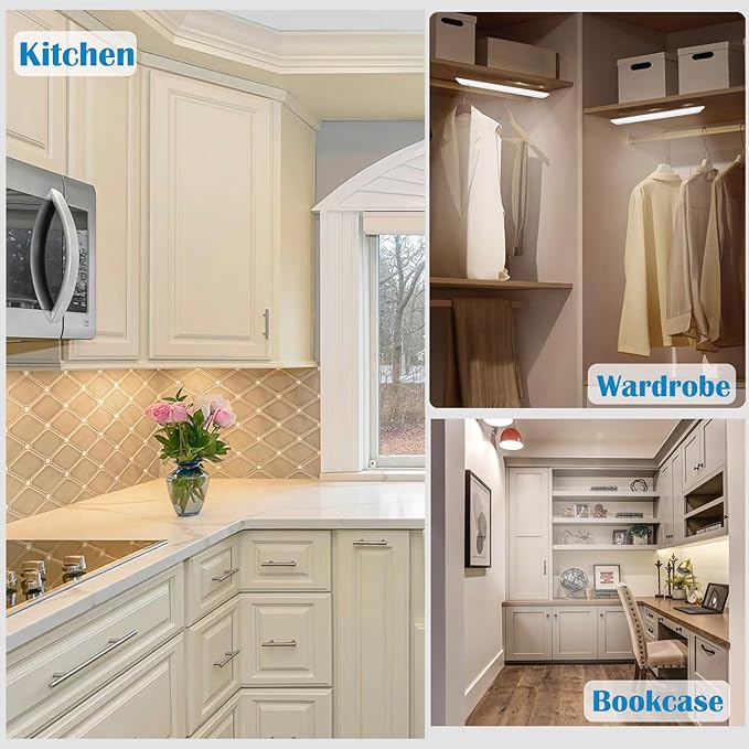 Ansen 36inch 22w 1426lm Hardwired Under Cabinet Lights, 5CCT 2700K-5000K, CRI 92+, R9 90+, UGR Lower Than 16, LED Dimmable Under Counter Lighting for Kitchen