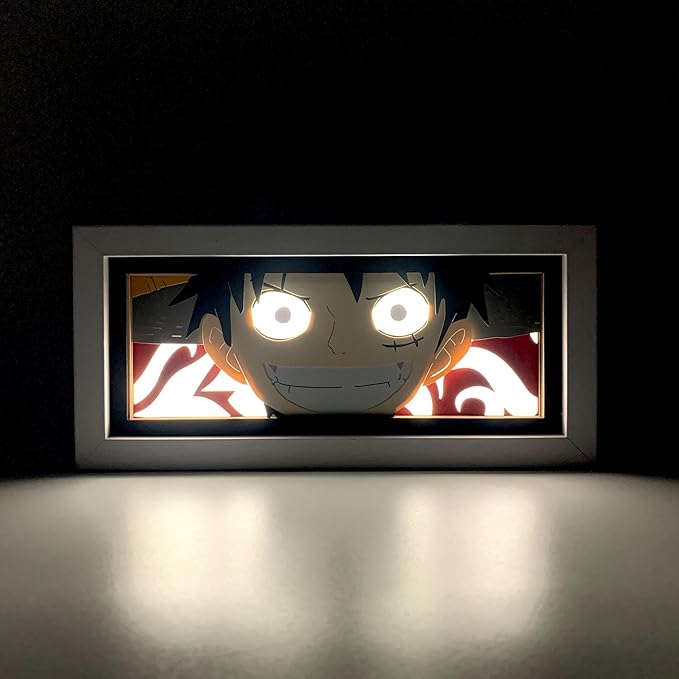 Luffy Light Box - One Piece – Anime Lamp Figure Night Light – 3D Anime Room Décor Gift for Otaku