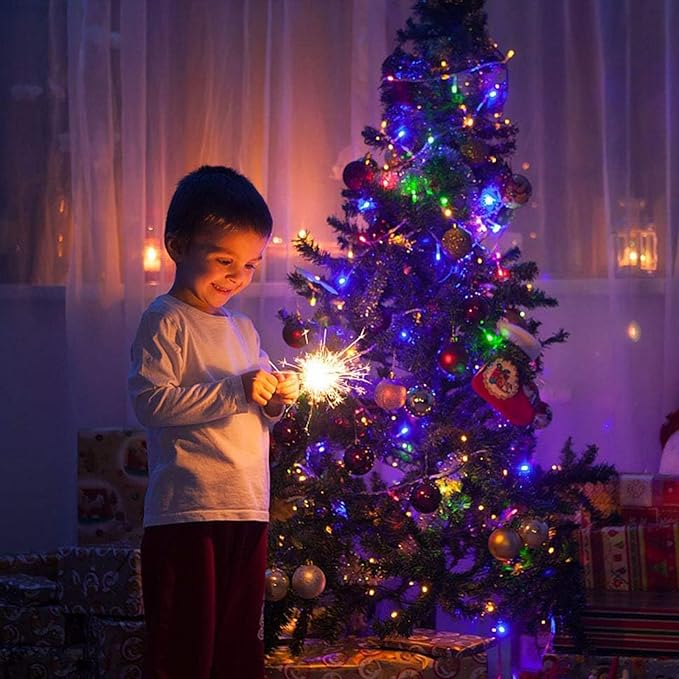 Smart Christmas String Lights - 131FT 400 RGB LEDs WiFi Christmas Lights with App Controlled Multi-Color Changing Compatible with Alexa & Google Home for 6-8ft Christmas Tree