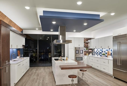 Kichler 4U Series 30" 120V LED Under Cabinet Light in White, 3000K, (30" L x 4.5" W x 1" H), 4U30K30WHT