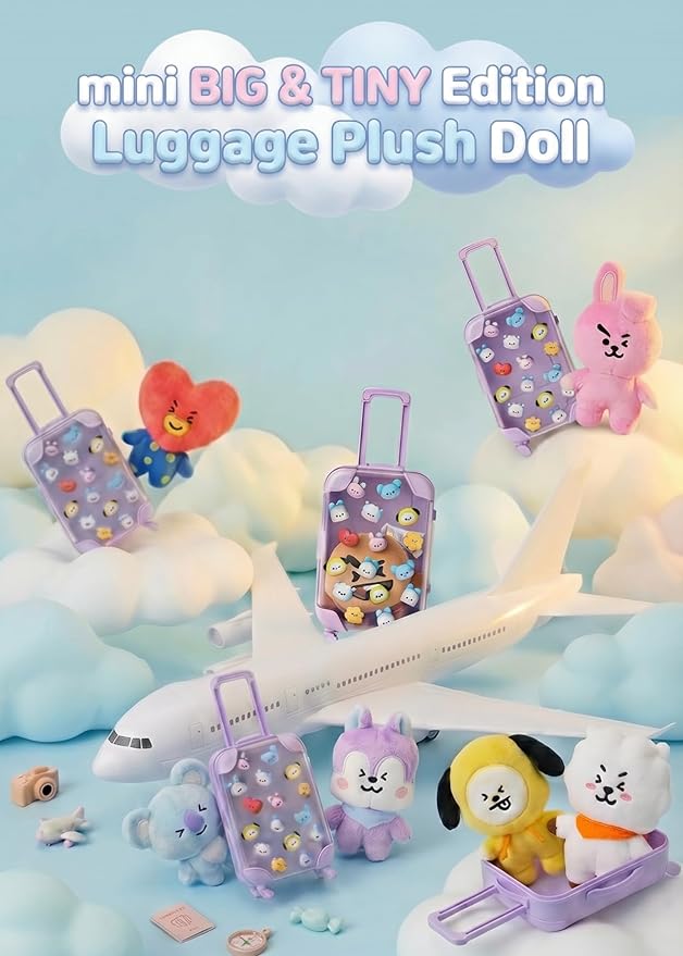 Line Friends Official BT21 mini BIG & TINY Edition Luggage - KOYA